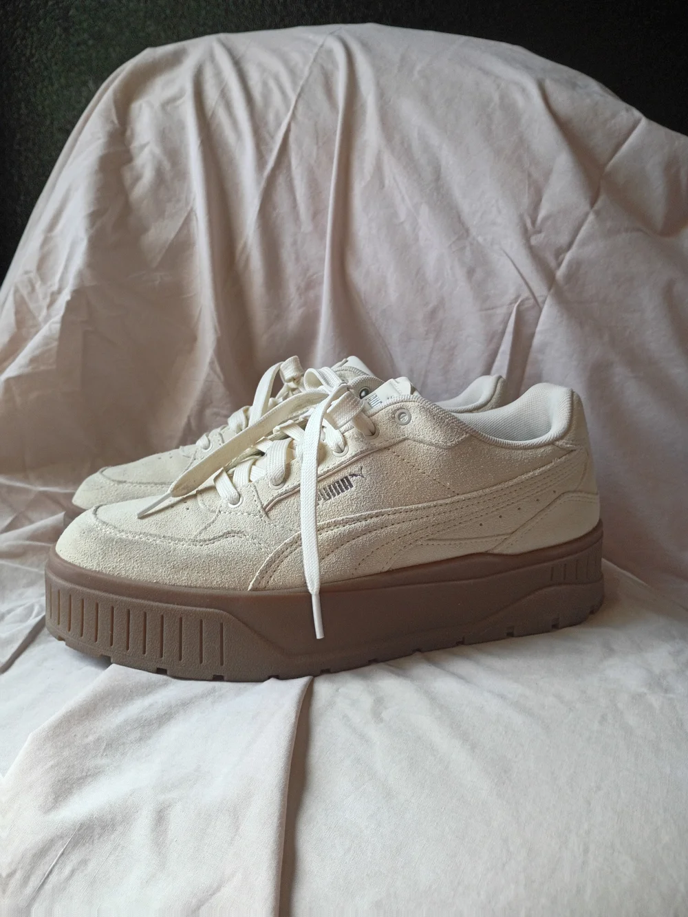 PUMA Women's Cream Platform Sneakers